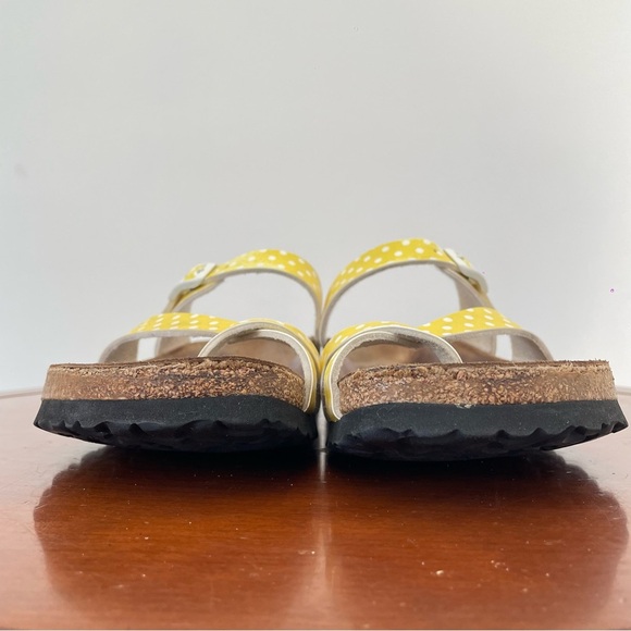 Birkenstock Papillio Yellow Polka Dot Mayari Strap Sandals | EU 40 - Picture 4 of 9